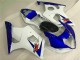2003-2004 White Blue Suzuki GSXR 1000 Bike Fairings UK