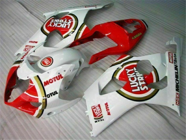 2003-2004 Red White Suzuki GSXR 1000 Motorbike Fairing Kits UK
