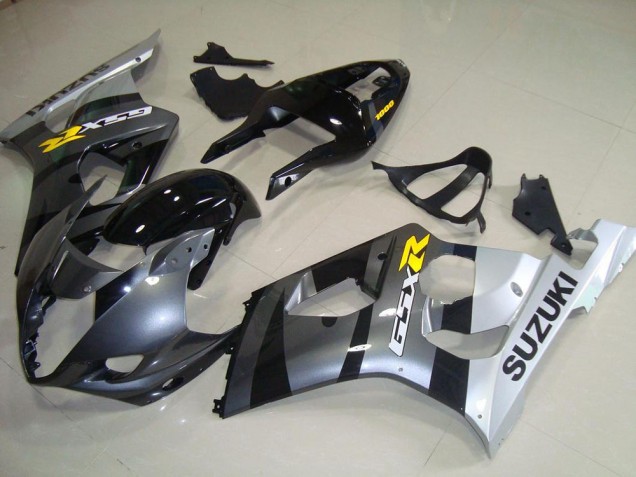 2003-2004 Grey Silver Suzuki GSXR 1000 Motorcycle Fairings Kit UK
