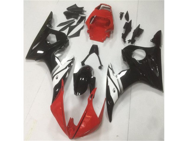 2003-2005 Red Black White Yamaha YZF R6 Motorbike Fairings UK