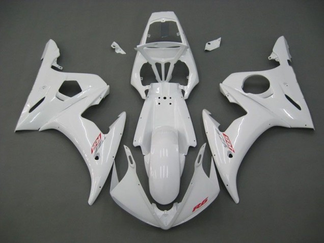 2003-2005 White Yamaha YZF R6 Motorbike Fairings UK