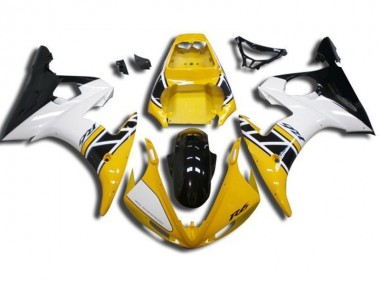2003-2005 Yellow Yamaha YZF R6 Bike Fairings UK