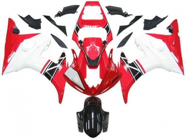 2003-2005 Red White Black Yamaha YZF R6 Motorcycle Bodywork UK