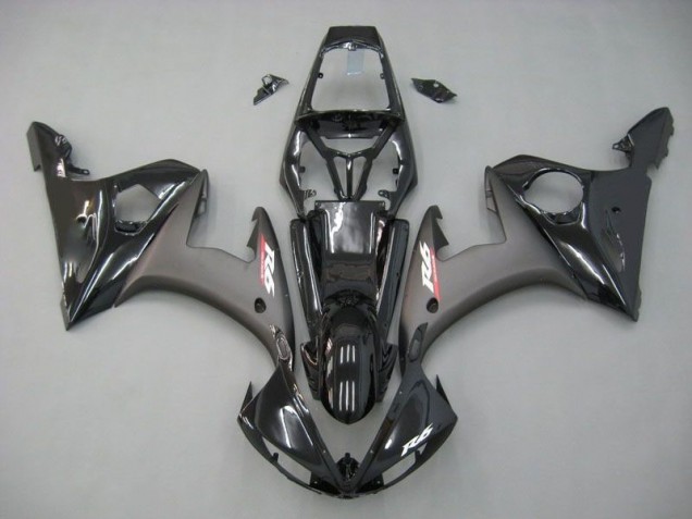2003-2005 Contrast Black Yamaha YZF R6 Motorcycle Replacement Fairings UK