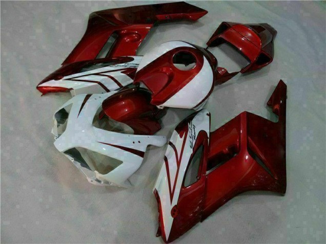 2004-2005 White Red Honda CBR1000RR Bike Fairing Kit UK