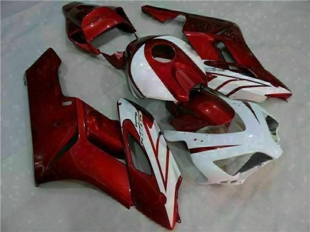 2004-2005 White Red Honda CBR1000RR Bike Fairing Kit UK