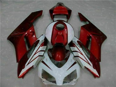 2004-2005 White Red Honda CBR1000RR Bike Fairing Kit UK