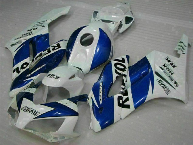 2004-2005 White Blue Repsol Honda CBR1000RR Motorbike Fairing Kits UK