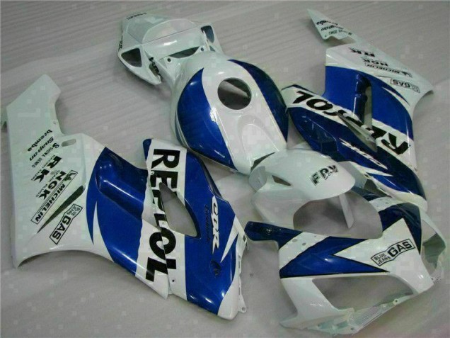 2004-2005 White Blue Repsol Honda CBR1000RR Motorbike Fairing Kits UK