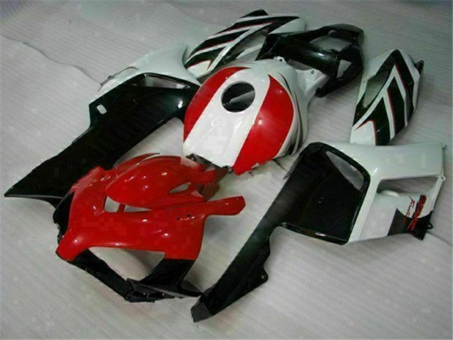 2004-2005 Black White Honda CBR1000RR Motorcycle Fairings Kits UK