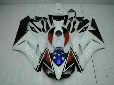 2004-2005 White Black Honda CBR1000RR Motorcycle Fairings Kit UK