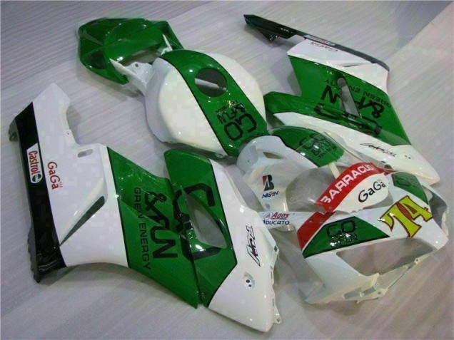 2004-2005 Green White Honda CBR1000RR Motorcycle Fairing UK