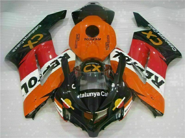 2004-2005 Orange Repsol CX Honda CBR1000RR Replacement Motorcycle Fairings UK