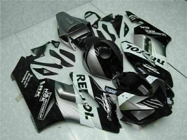 2004-2005 Grey Black Repsol Honda CBR1000RR Motorcycle Fairings Kits UK