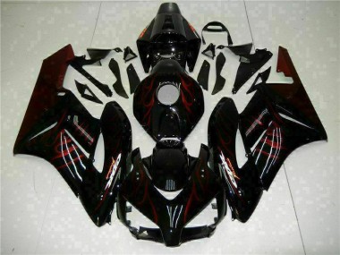 2004-2005 Red Flame Black Honda CBR1000RR Replacement Fairings UK
