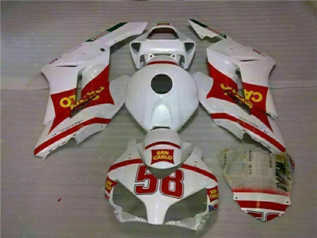 2004-2005 White Red Honda CBR1000RR Motorcycle Fairings UK