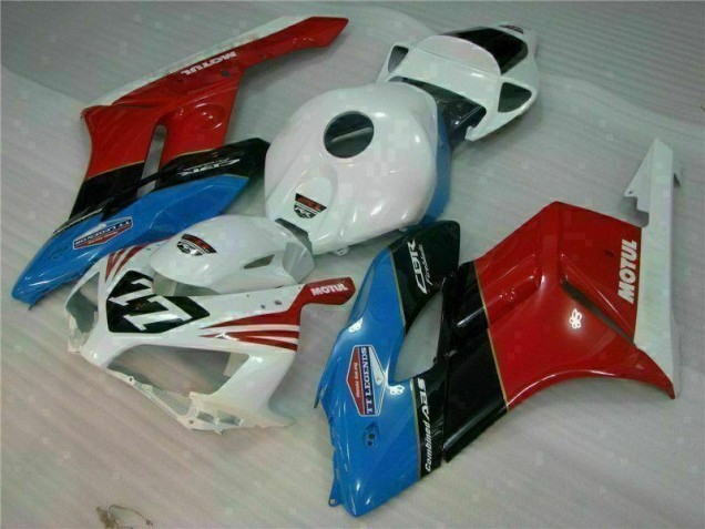 2004-2005 White Red 77 Honda CBR1000RR Motorcycle Fairing Kits UK 2004-2005 White Red 77 Honda CBR1000RR Motorcycle Fairing Kits UK