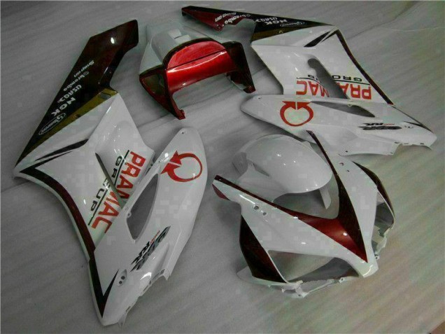 2004-2005 White Red Honda CBR1000RR Moto Fairings UK