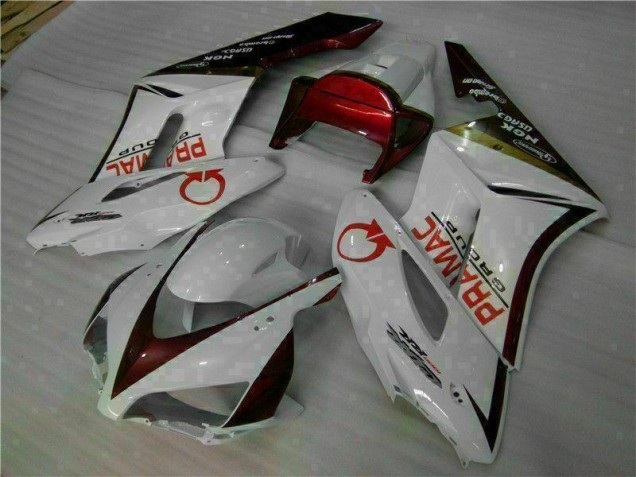 2004-2005 White Red Honda CBR1000RR Moto Fairings UK