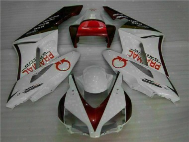 2004-2005 White Red Honda CBR1000RR Moto Fairings UK