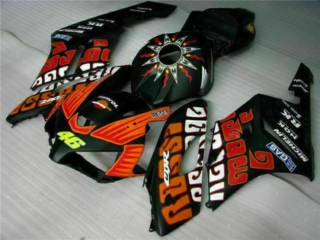 2004-2005 Black Orange Honda CBR1000RR Motorcycle Fairing Kits UK