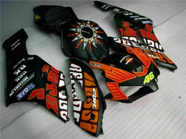 2004-2005 Black Orange Honda CBR1000RR Motorcycle Fairing Kits UK