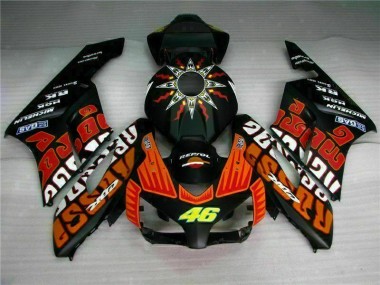 2004-2005 Black Orange Honda CBR1000RR Motorcycle Fairing Kits UK
