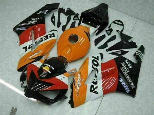 2004-2005 Orange Black Repsol Honda CBR1000RR Motorbike Fairing UK