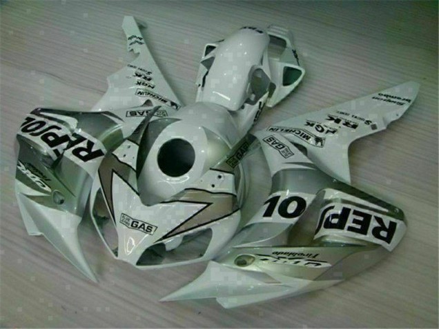 2004-2005 Silver Repsol Honda CBR1000RR Bike Fairings & Plastics UK 2004-2005 Silver Repsol Honda CBR1000RR Bike Fairings & Plastics UK