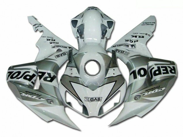 2004-2005 Silver Repsol Honda CBR1000RR Bike Fairings & Plastics UK 2004-2005 Silver Repsol Honda CBR1000RR Bike Fairings & Plastics UK
