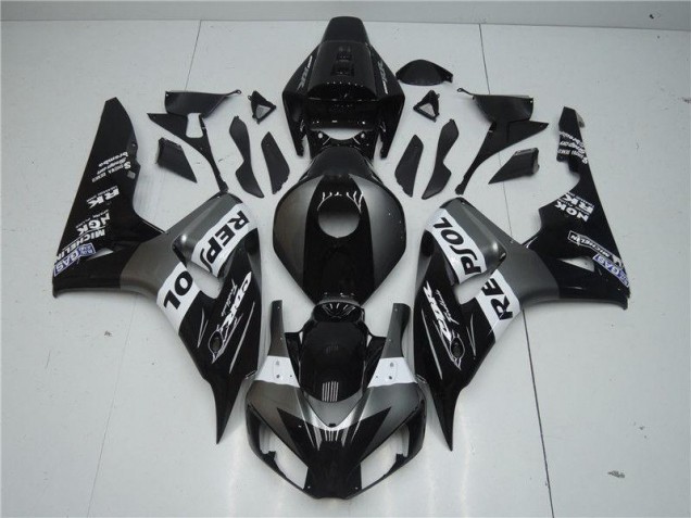2004-2005 Grey Black Repsol Honda CBR1000RR Motorcycle Replacement Fairings UK