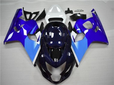 2004-2005 Blue White Suzuki GSXR 600/750 Bike Fairing Kit UK