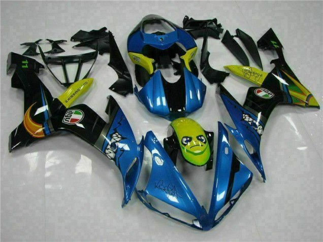 2004-2006 Blue Yamaha YZF R1 Motorcycle Replacement Fairings UK