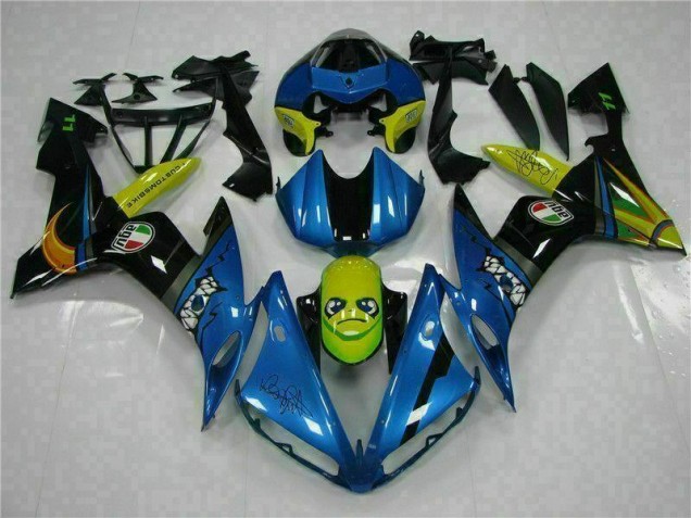 2004-2006 Blue Yamaha YZF R1 Motorcycle Replacement Fairings UK