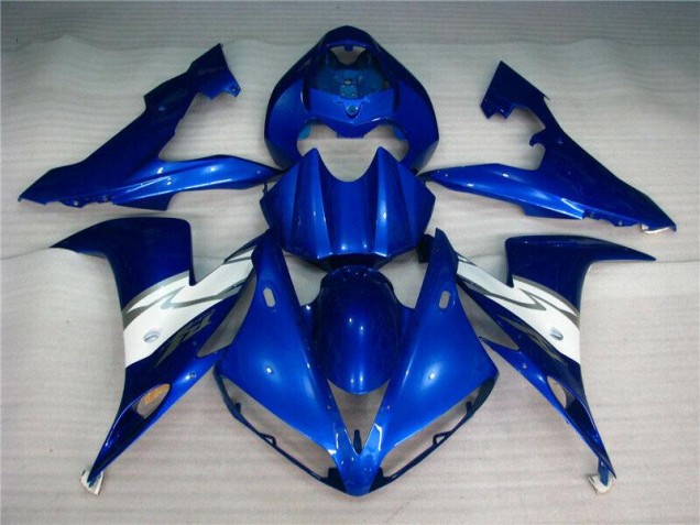 2004-2006 Blue White Yamaha YZF R1 Bike Fairings UK