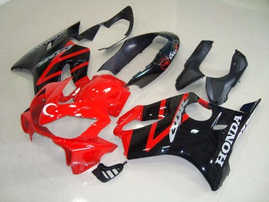 2004-2007 Black Red Honda CBR600 F4i Motor Fairings UK