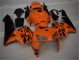 2005-2006 Orange Black Honda CBR600RR Motorbike Fairing UK 2005-2006 Orange Black Honda CBR600RR Motorbike Fairing UK