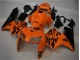 2005-2006 Orange Black Honda CBR600RR Motorbike Fairing UK 2005-2006 Orange Black Honda CBR600RR Motorbike Fairing UK