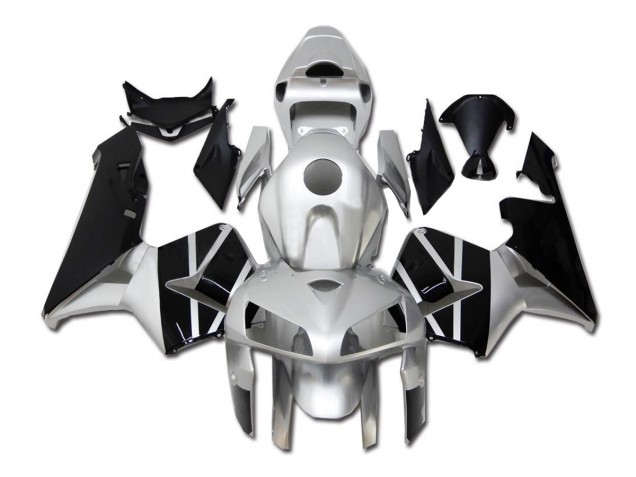 2005-2006 Silver Black Honda CBR600RR Motor Bike Fairings UK 2005-2006 Silver Black Honda CBR600RR Motor Bike Fairings UK