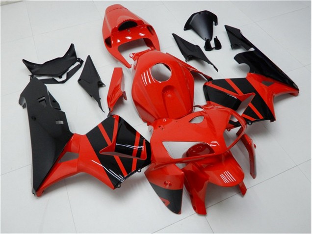 2005-2006 Red Black Honda CBR600RR Motorcycle Fairings Kits UK 2005-2006 Red Black Honda CBR600RR Motorcycle Fairings Kits UK