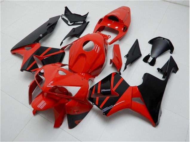 2005-2006 Red Black Honda CBR600RR Motorcycle Fairings Kits UK 2005-2006 Red Black Honda CBR600RR Motorcycle Fairings Kits UK