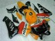 2005-2006 Orange Black Repsol Honda CBR600RR Motorbike Fairing UK