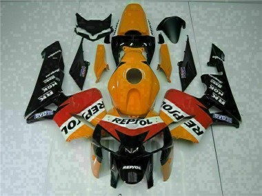 2005-2006 Orange Black Repsol Honda CBR600RR Motorbike Fairing UK