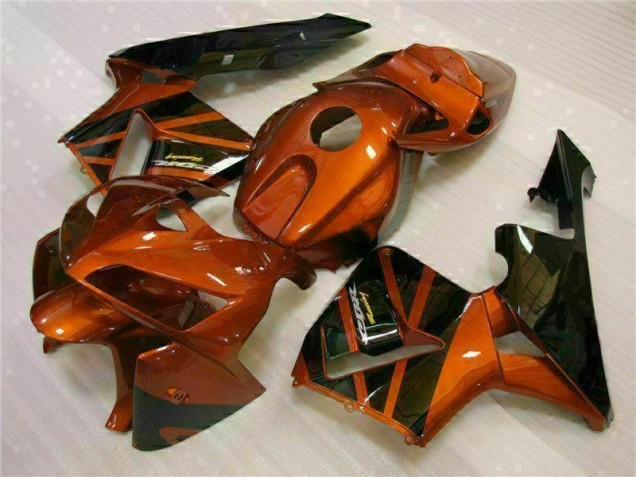 2005-2006 Orange Black Honda CBR600RR Bike Fairings UK 2005-2006 Orange Black Honda CBR600RR Bike Fairings UK