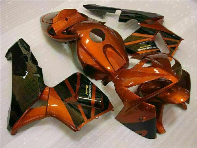 2005-2006 Orange Black Honda CBR600RR Bike Fairings UK 2005-2006 Orange Black Honda CBR600RR Bike Fairings UK