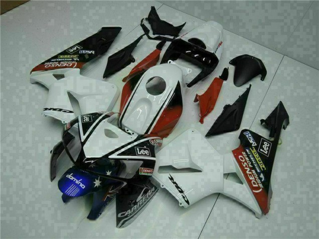 2005-2006 White Red Black Lee Honda CBR600RR Motorbike Fairing UK 2005-2006 White Red Black Lee Honda CBR600RR Motorbike Fairing UK