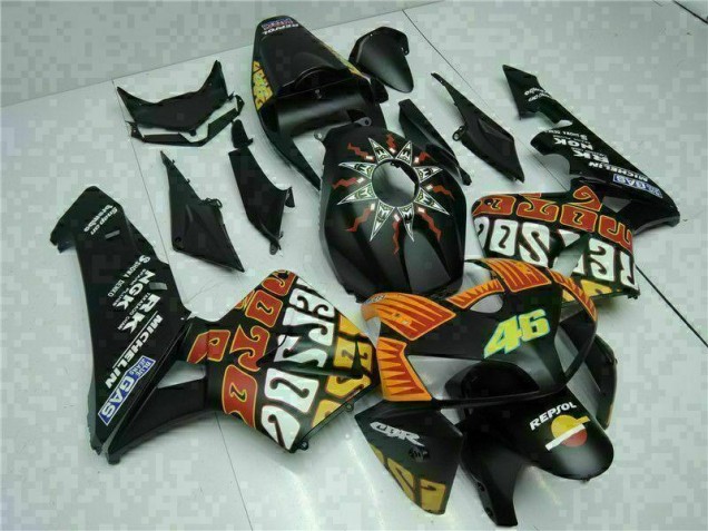 2005-2006 Black Honda CBR600RR Bike Fairings & Bodywork UK 2005-2006 Black Honda CBR600RR Bike Fairings & Bodywork UK