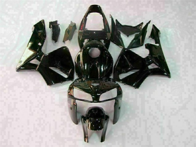 2005-2006 Glossy Black Honda CBR600RR Bike Fairing UK 2005-2006 Glossy Black Honda CBR600RR Bike Fairing UK