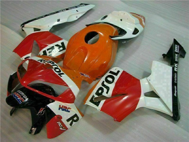 2005-2006 Orange Black Repsol Honda CBR600RR Motorcycle Bodywork UK 2005-2006 Orange Black Repsol Honda CBR600RR Motorcycle Bodywork UK