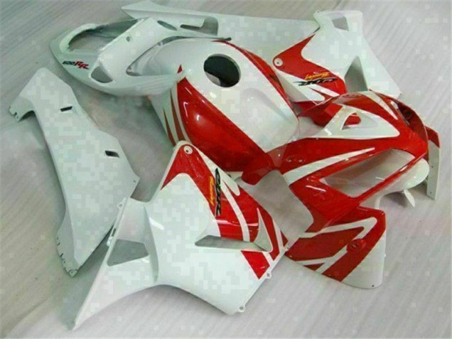 2005-2006 Red White Honda CBR600RR Motor Fairings UK 2005-2006 Red White Honda CBR600RR Motor Fairings UK